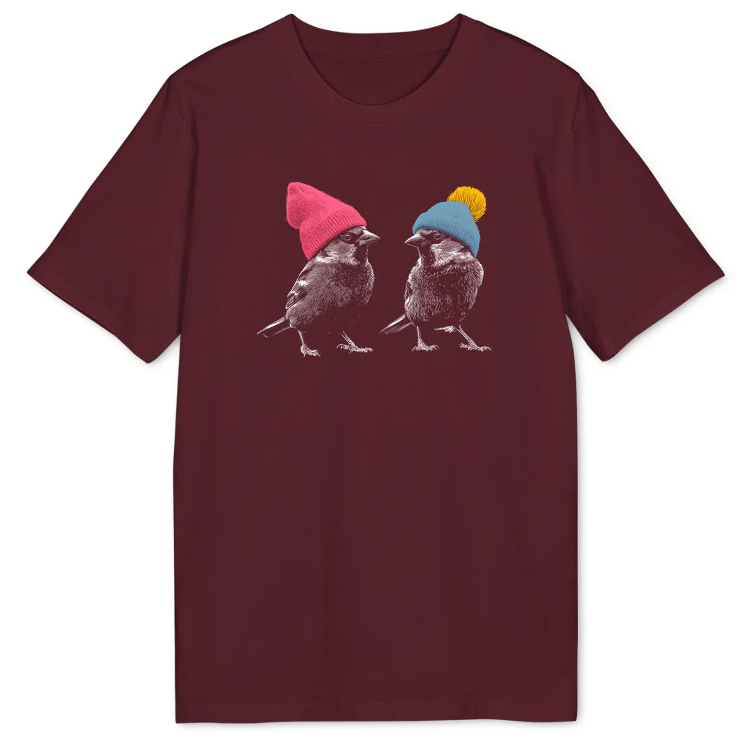Beanie Sparrows - Burgundy