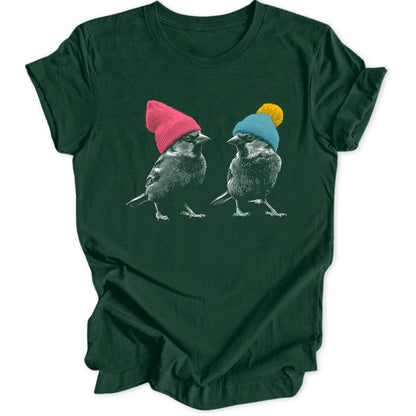 Beanie Sparrows - Forest Green