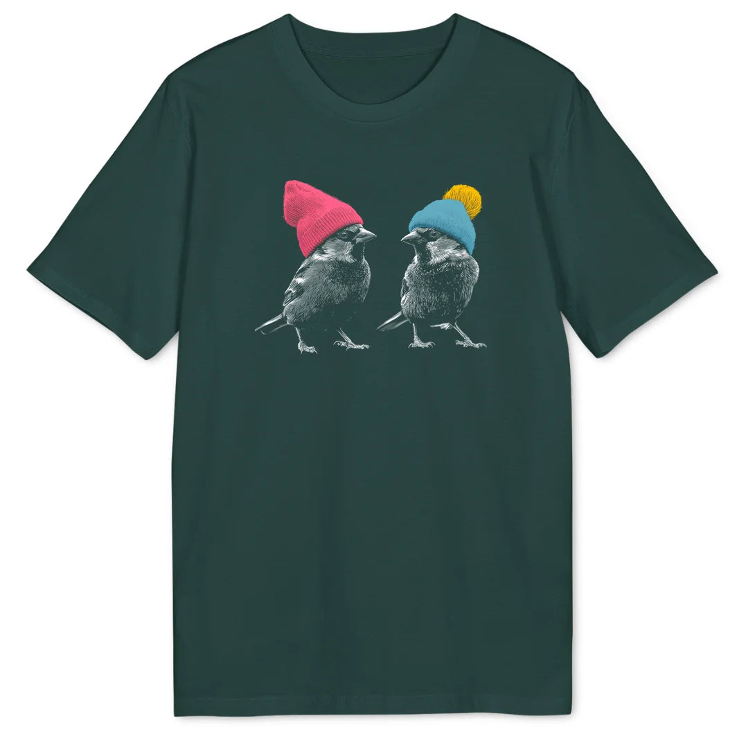 Beanie Sparrows - Glazed Green