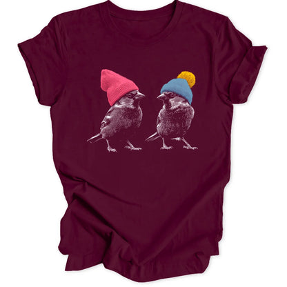Beanie Sparrows - Maroon