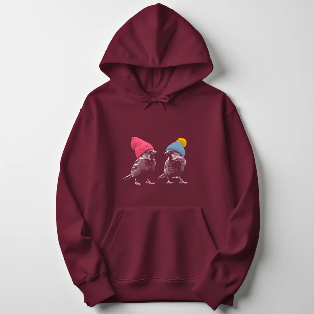 Beanie Sparrows - Maroon
