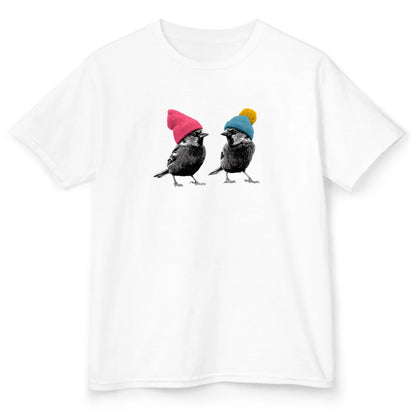 Beanie Sparrows - White