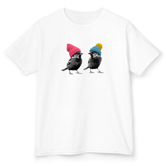 Beanie Sparrows - White
