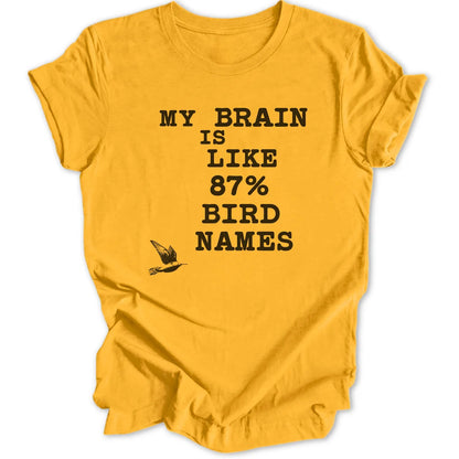 Bird Names - Gold