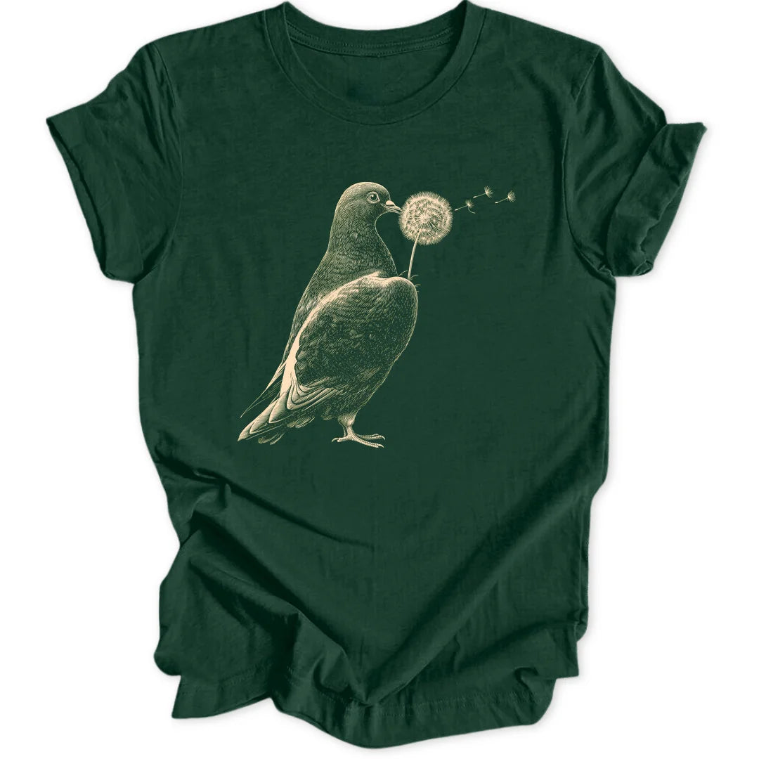 Dandelion Pigeon - Forest Green