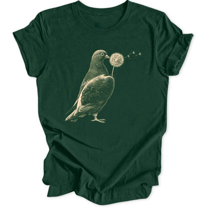 Dandelion Pigeon - Forest Green
