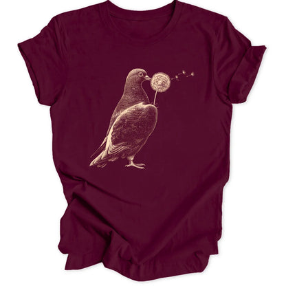 Dandelion Pigeon - Maroon
