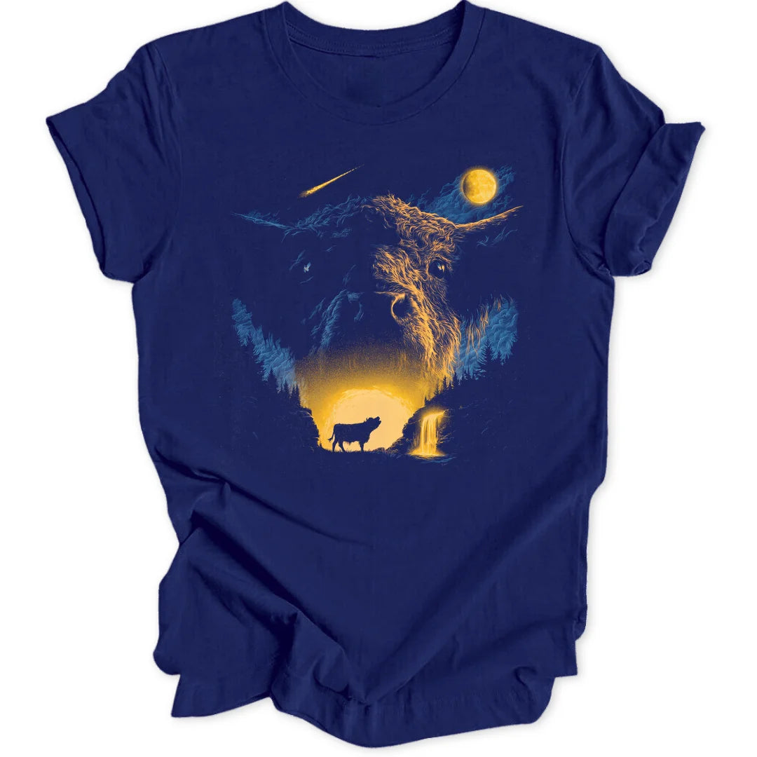 Moon Cow - Navy
