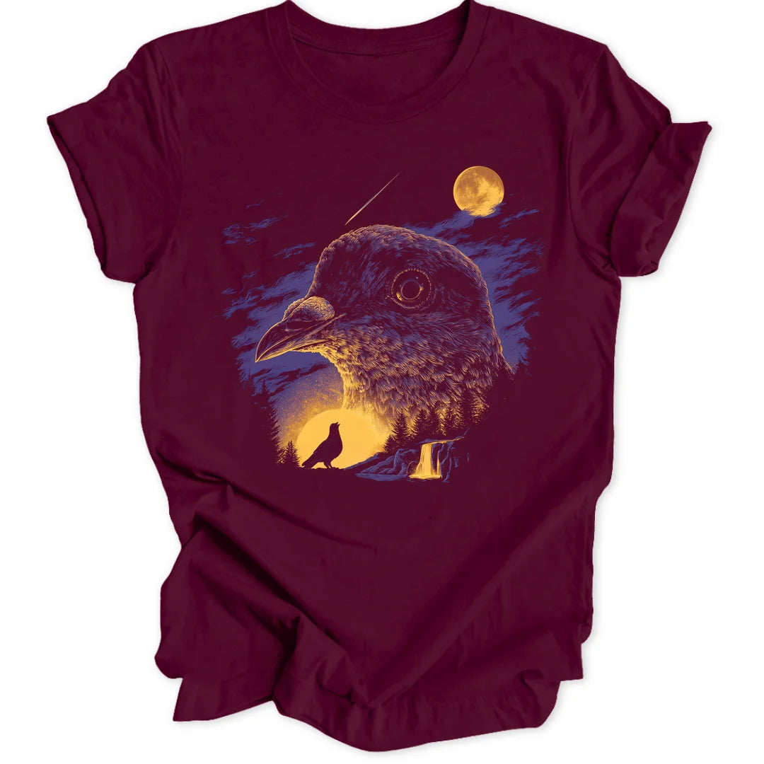Moon Pigeon - Maroon