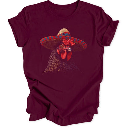 Sombrero Chicken - Maroon