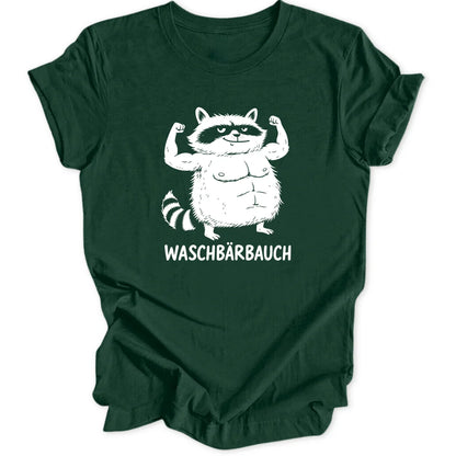 Washboard Raccoon - Forest Green