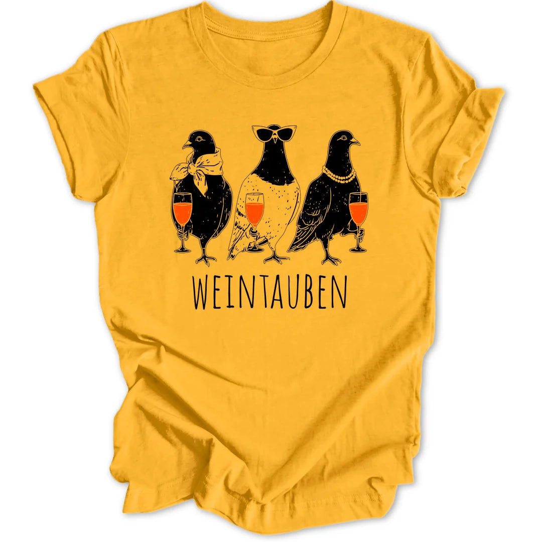 Weintauben Sketch - Gold