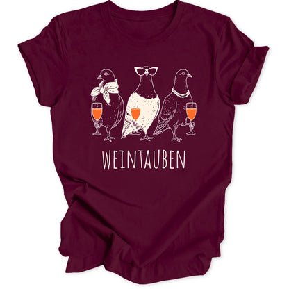 Weintauben Sketch - Maroon
