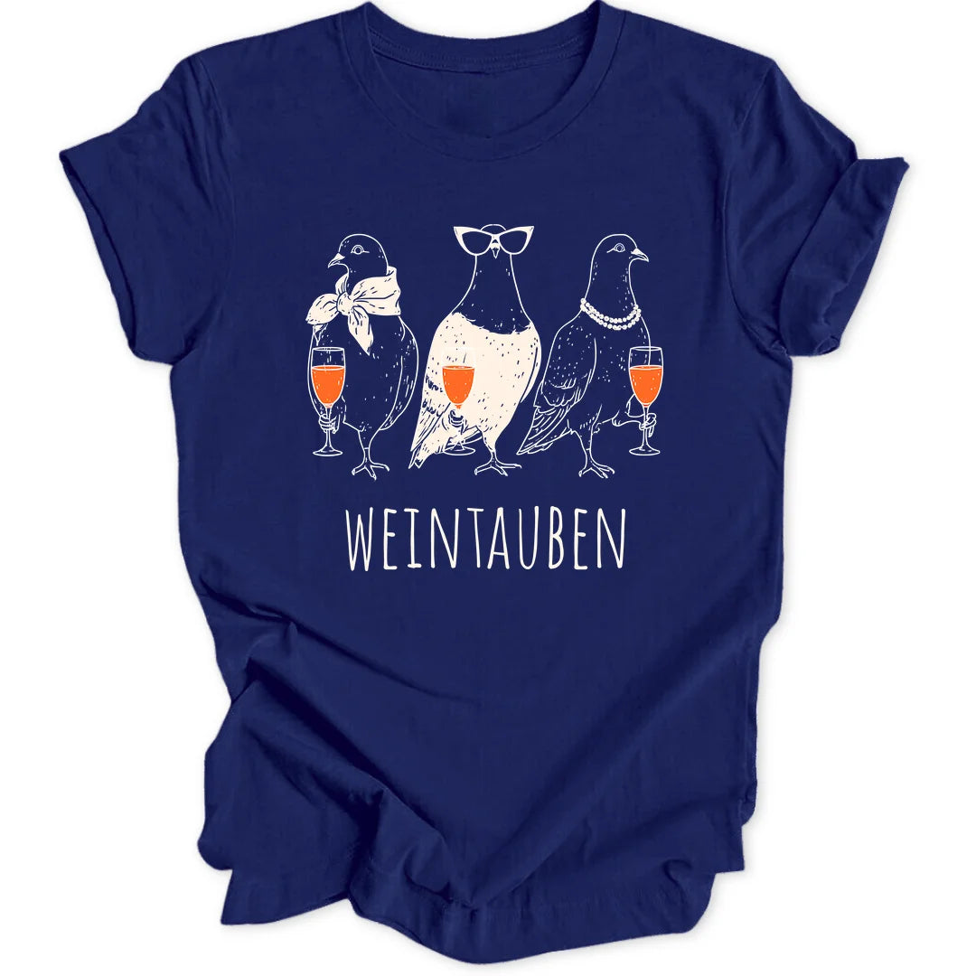 Weintauben Sketch - Navy