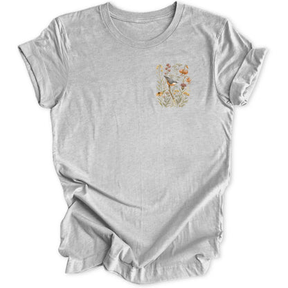 Nuthatch Stems Mini-Print - Sport Grey