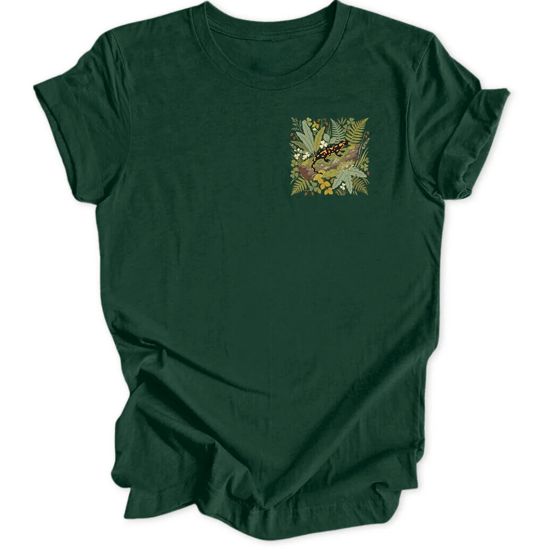 Meadow Salamander Mini-Print - Forest Green