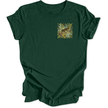 Meadow Salamander Mini-Print - Forest Green