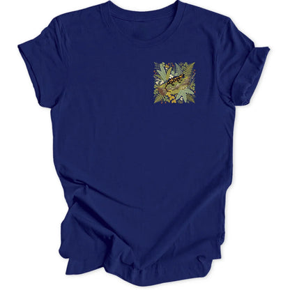 Meadow Salamander Mini-Print - Navy