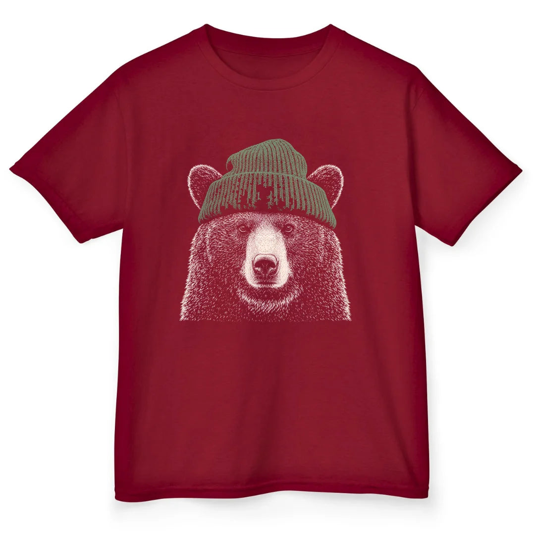 Beanie Bear - Cardinal Red
