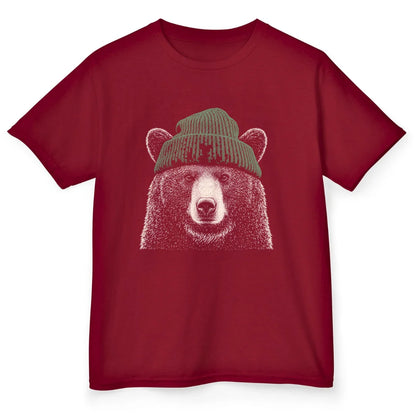 Beanie Bear - Cardinal Red