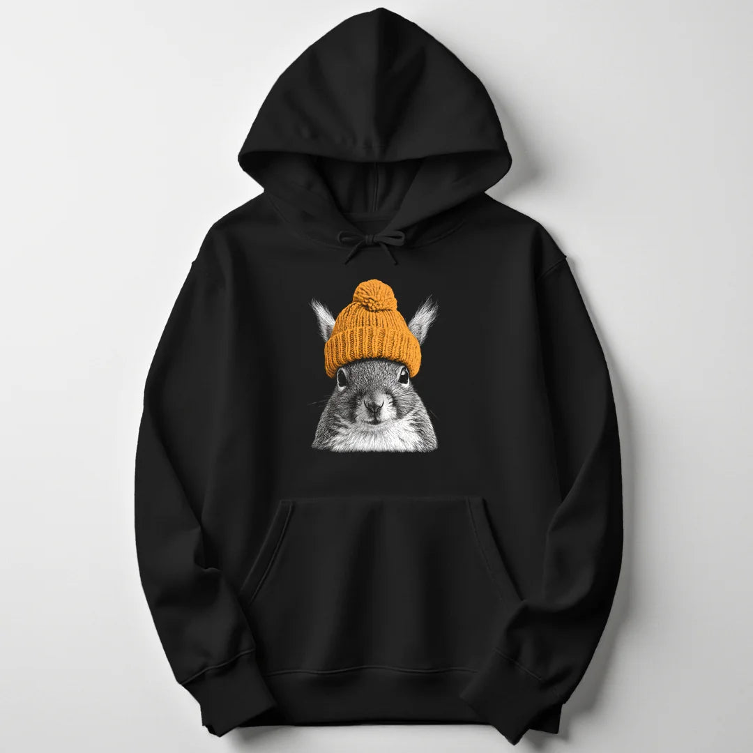 Beanie Squirrel - Black