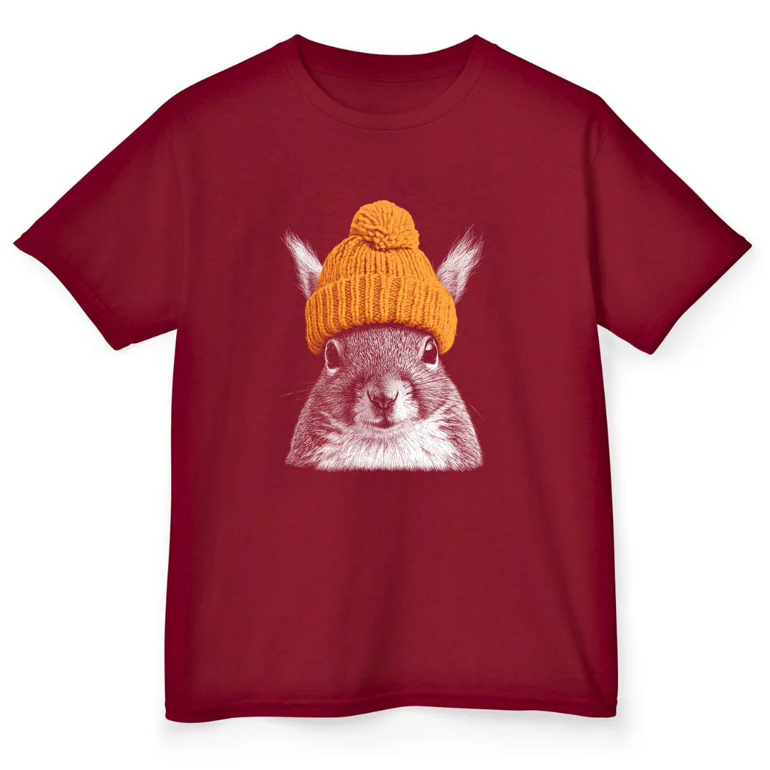 Beanie Squirrel - Cardinal Red