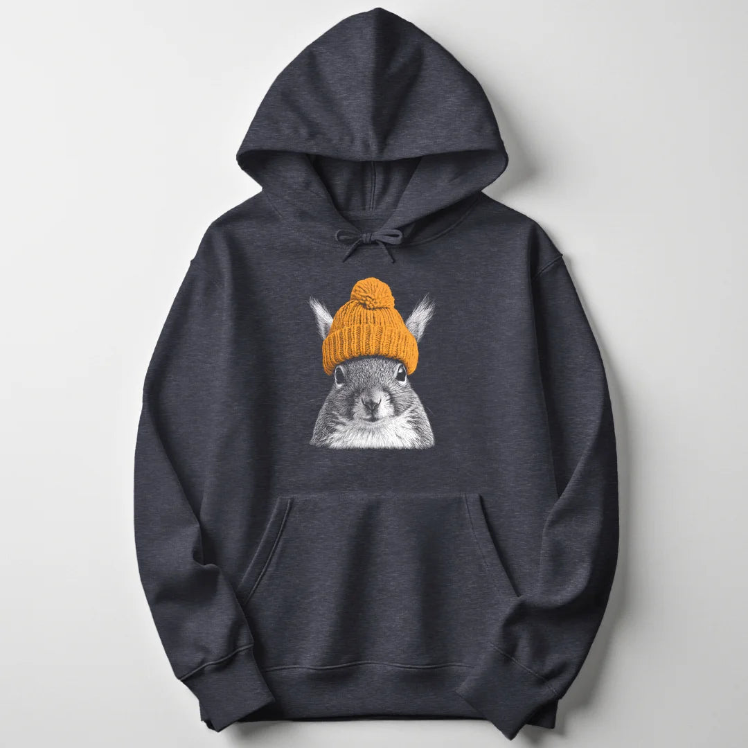 Beanie Squirrel - Dark Heather