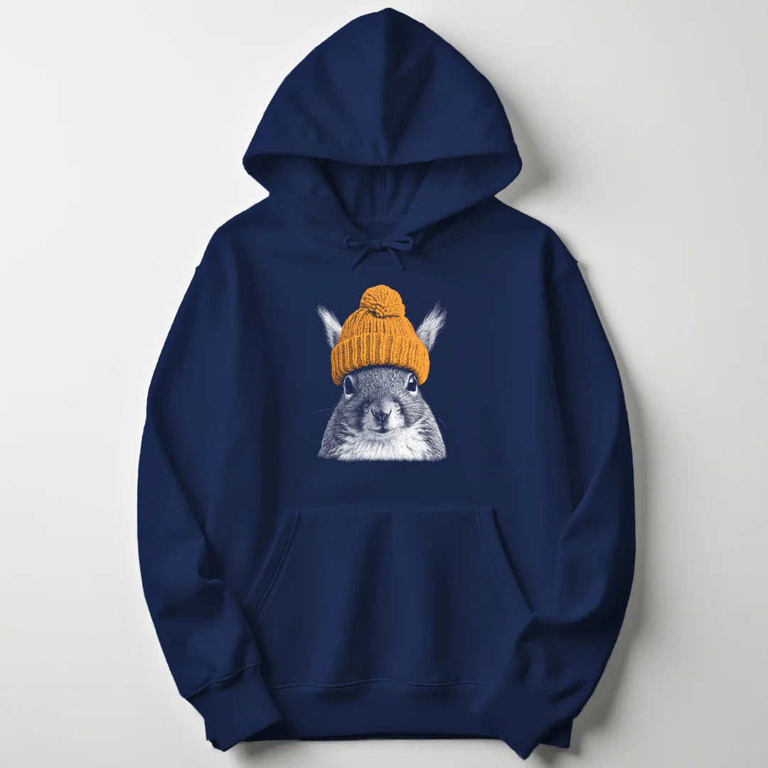 Beanie Squirrel - Navy