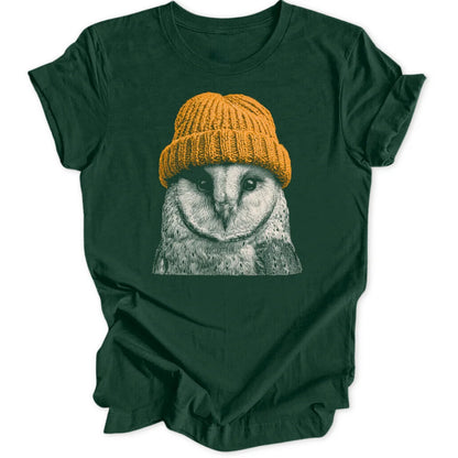 Knit Owl - Forest Green