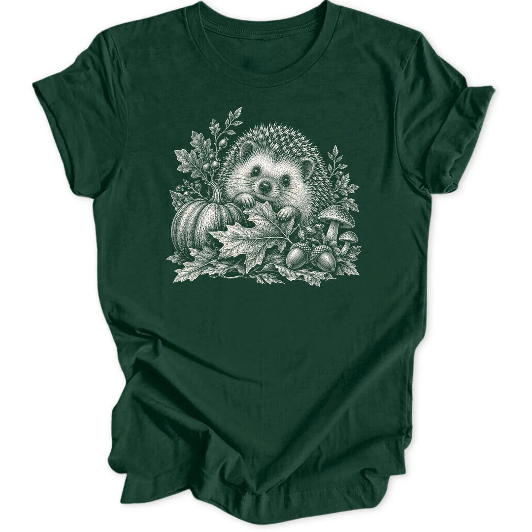 Acorn Hedgehog - Forest Green