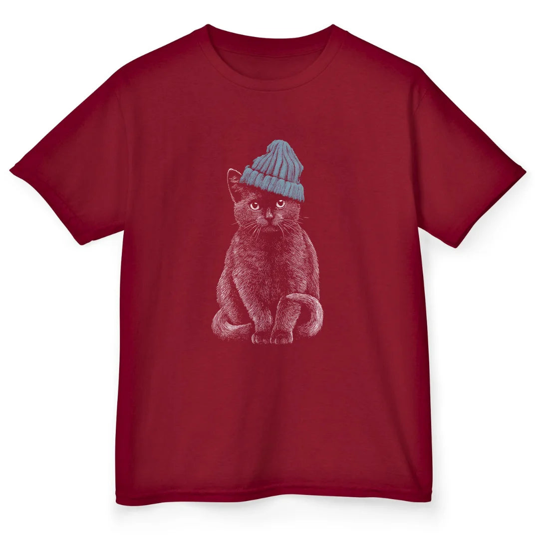 Beanie Cat - Cardinal Red