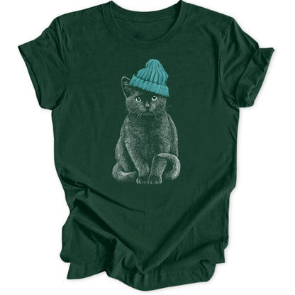 Beanie Cat - Forest Green