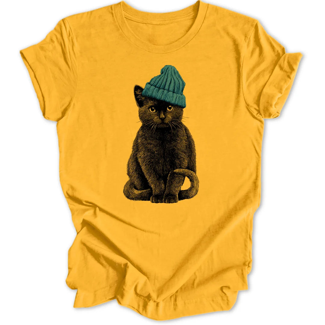 Beanie Cat - Gold