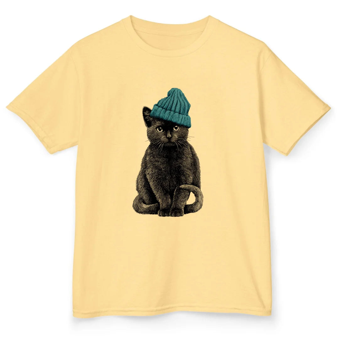 Beanie Cat - Yellow Haze