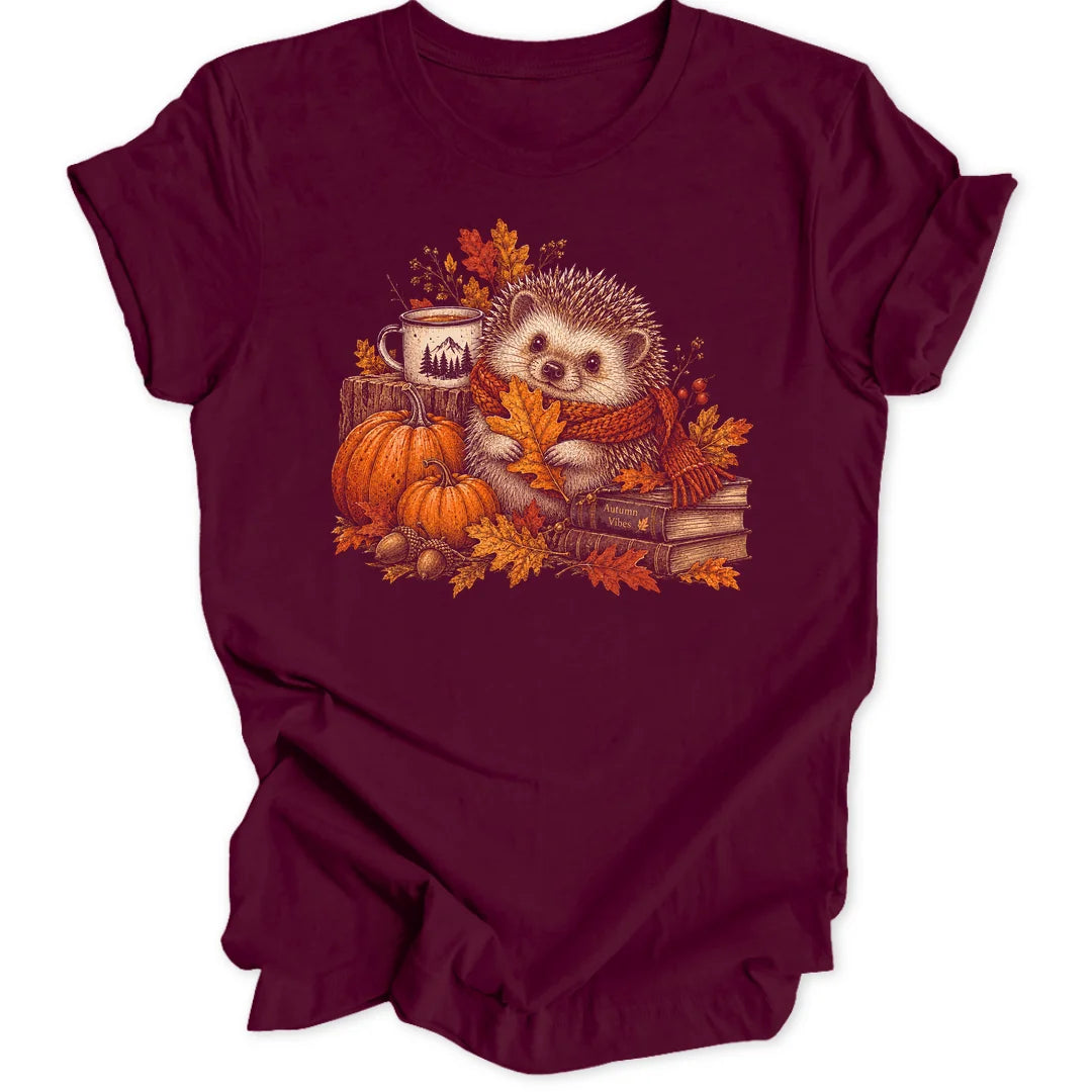 Cosy Hedgehog - Maroon