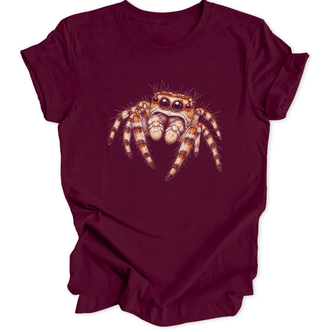 Jumping Spider - Maroon