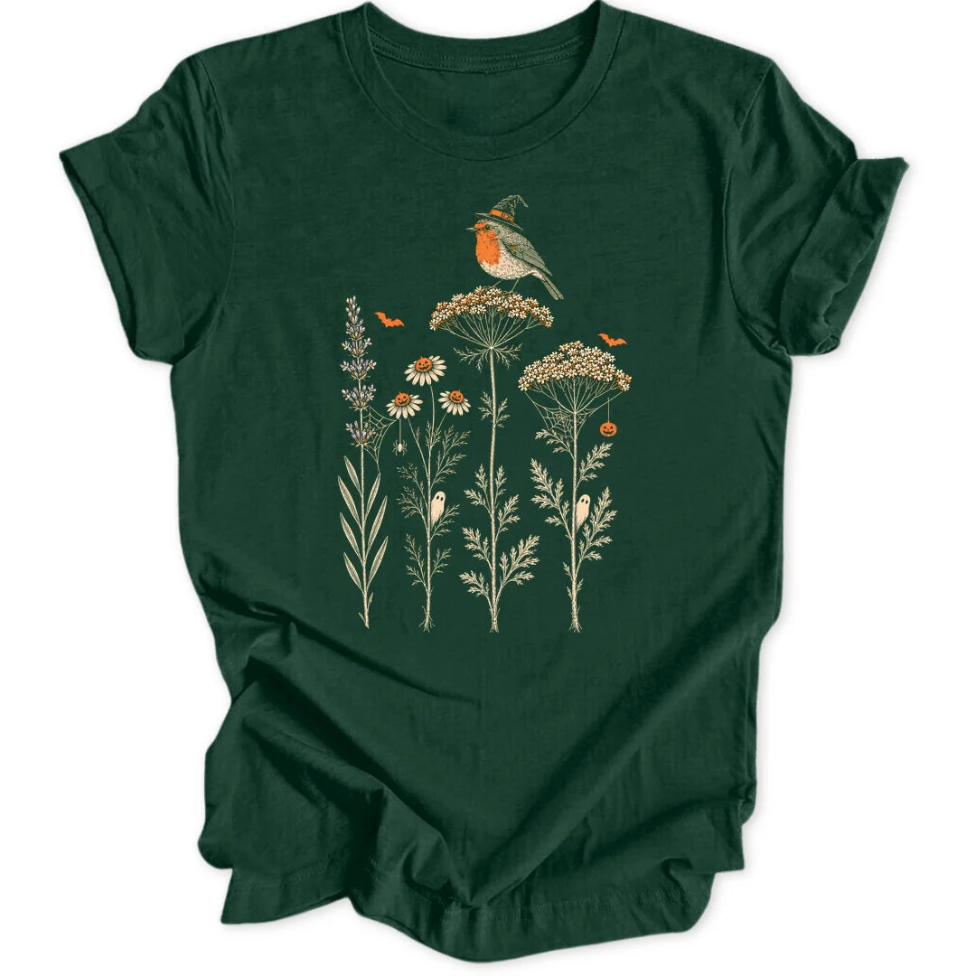 Lavender Robin - Forest Green
