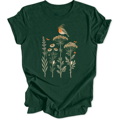 Lavender Robin - Forest Green