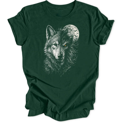 Moon Wolf - Forest Green