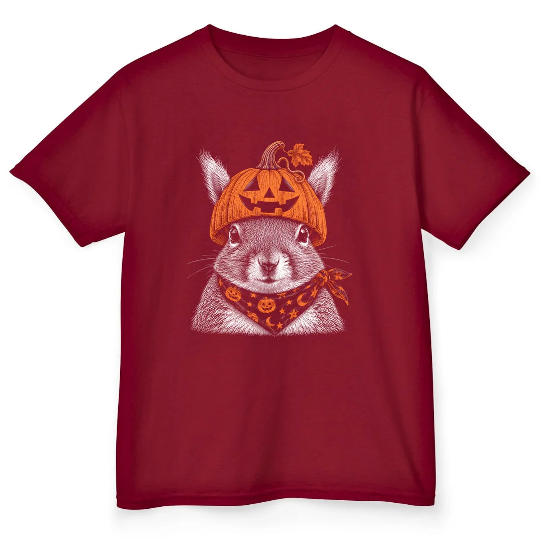 Pumpkin Squirrel - Cardinal Red