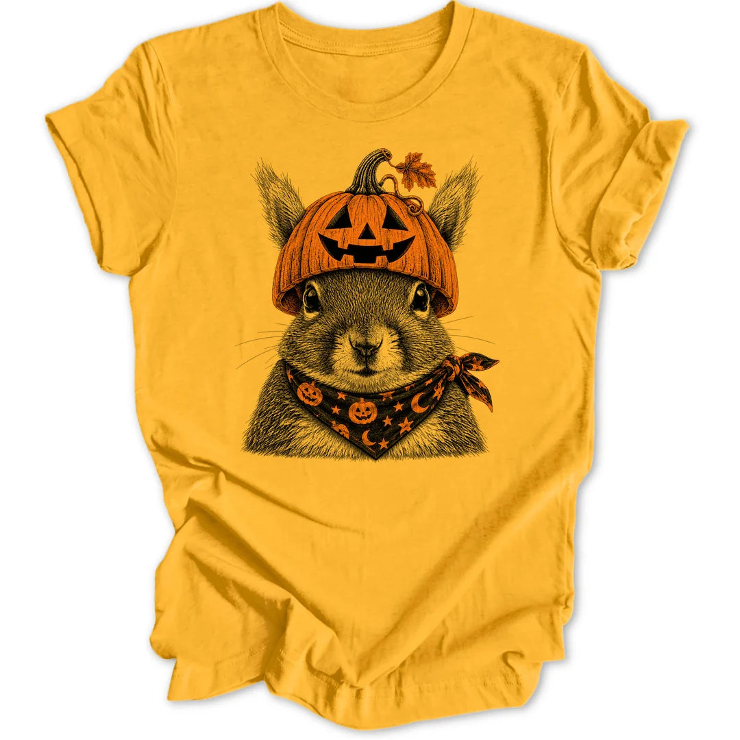 Pumpkin Squirrel - Gold