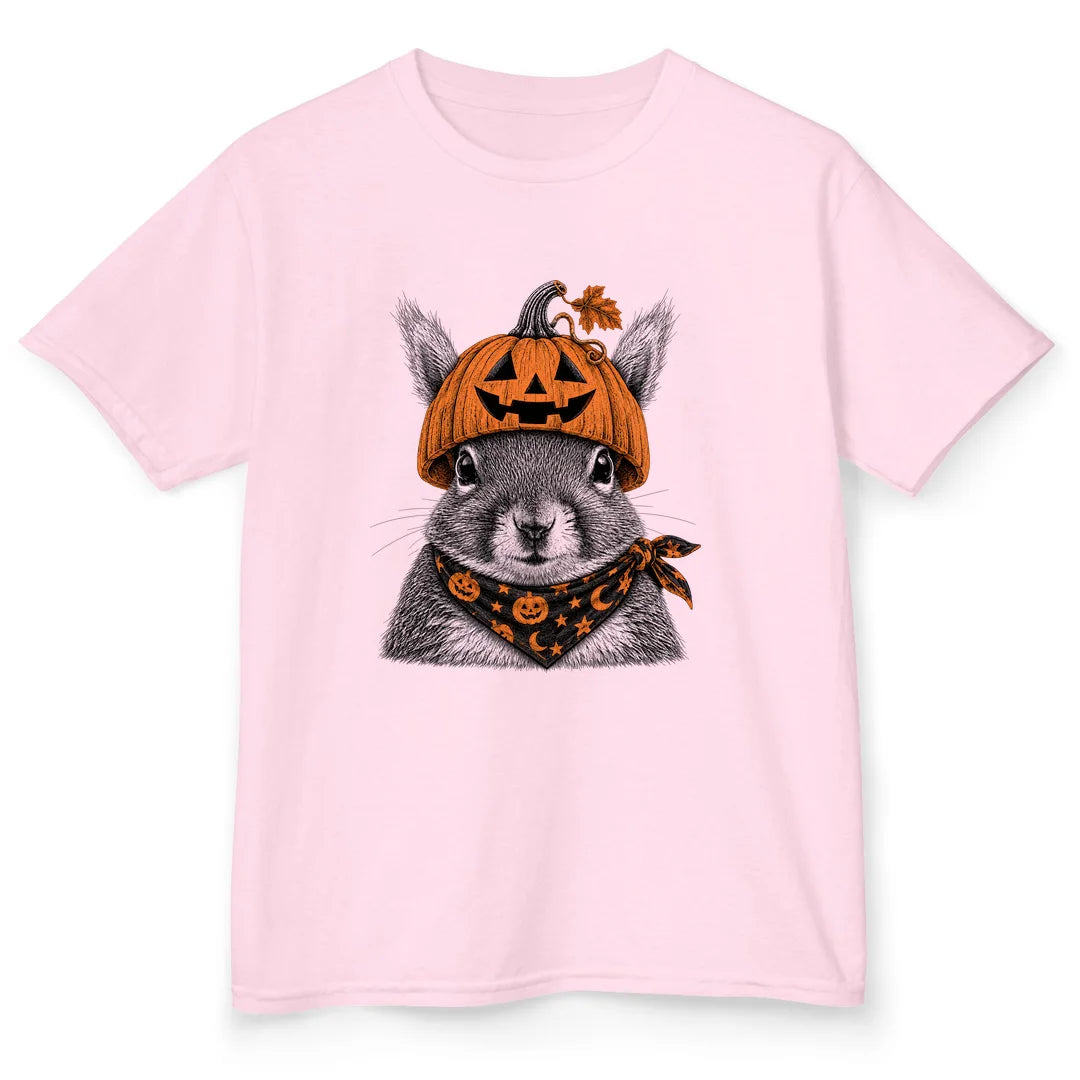 Pumpkin Squirrel - Light Pink