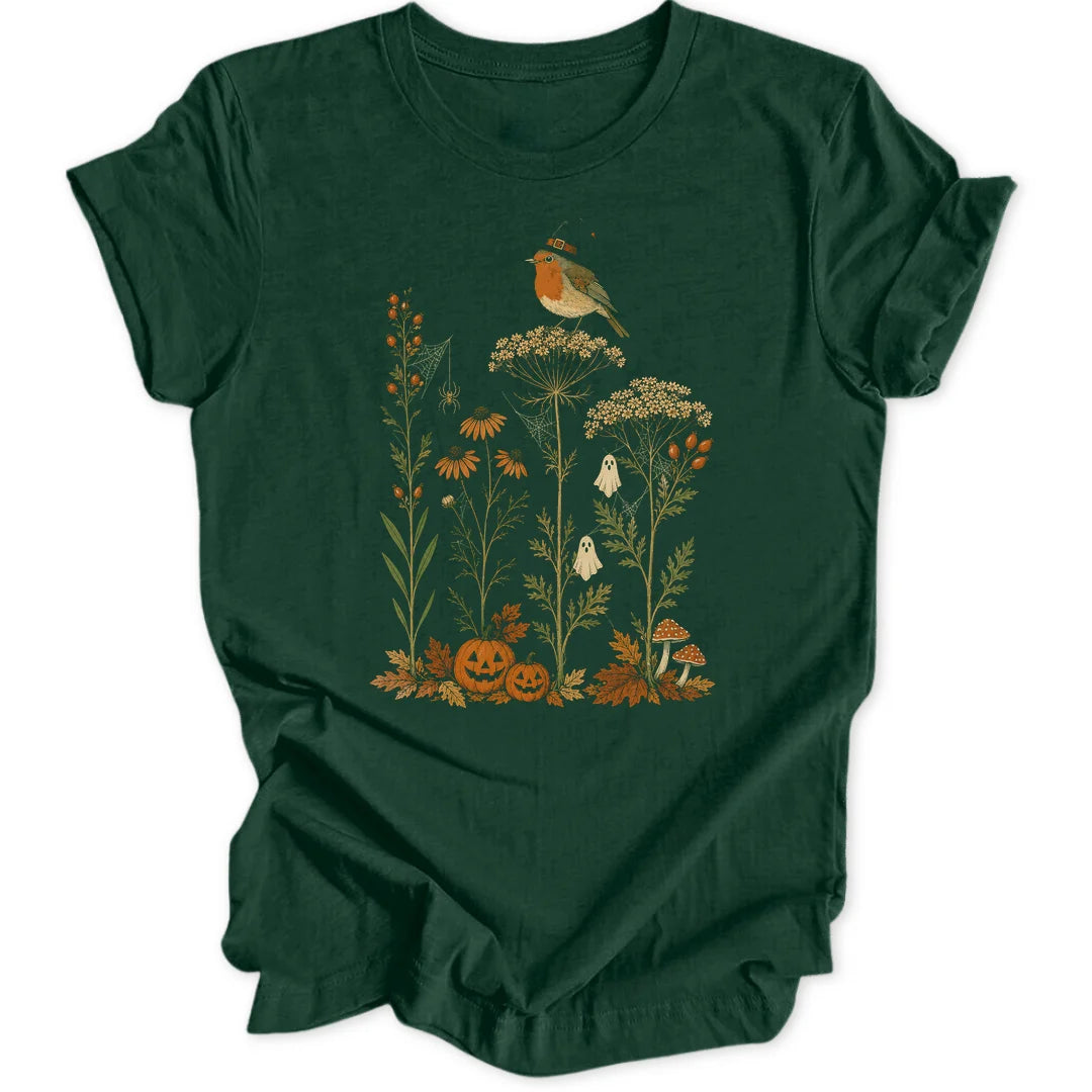 Rosehip Robin - Forest Green