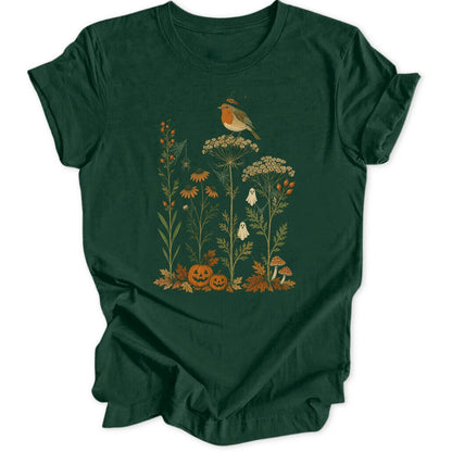 Rosehip Robin - Forest Green