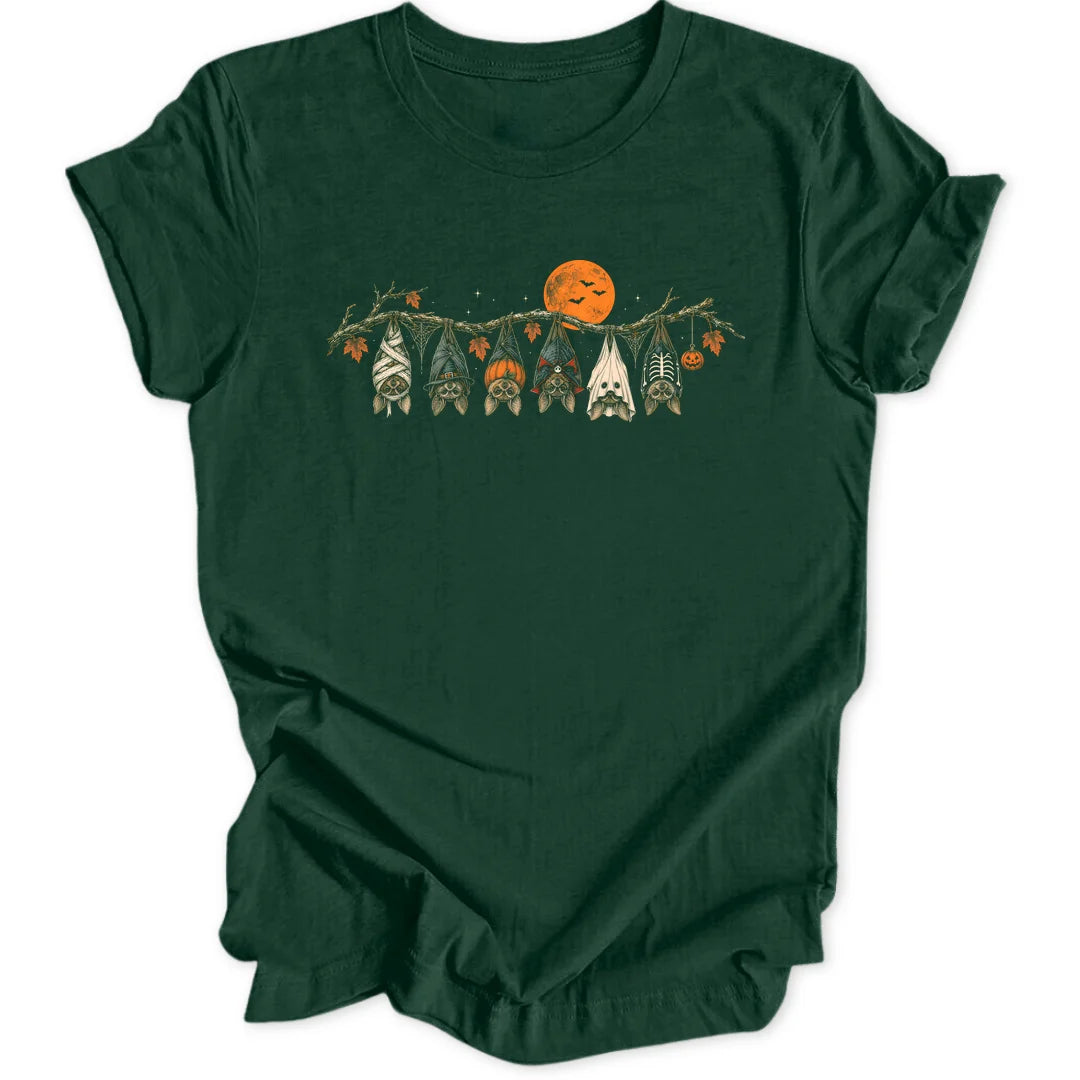 Spooky Bat Branch - Forest Green
