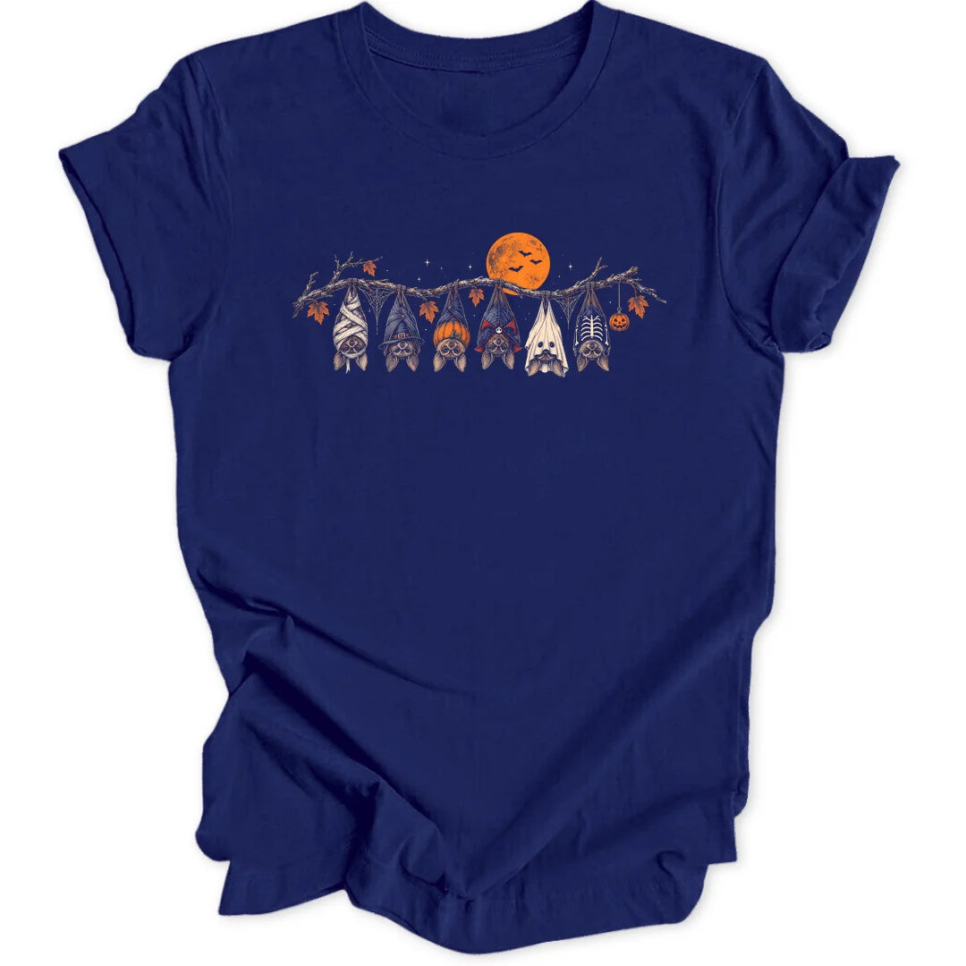 Spooky Bat Branch - Navy