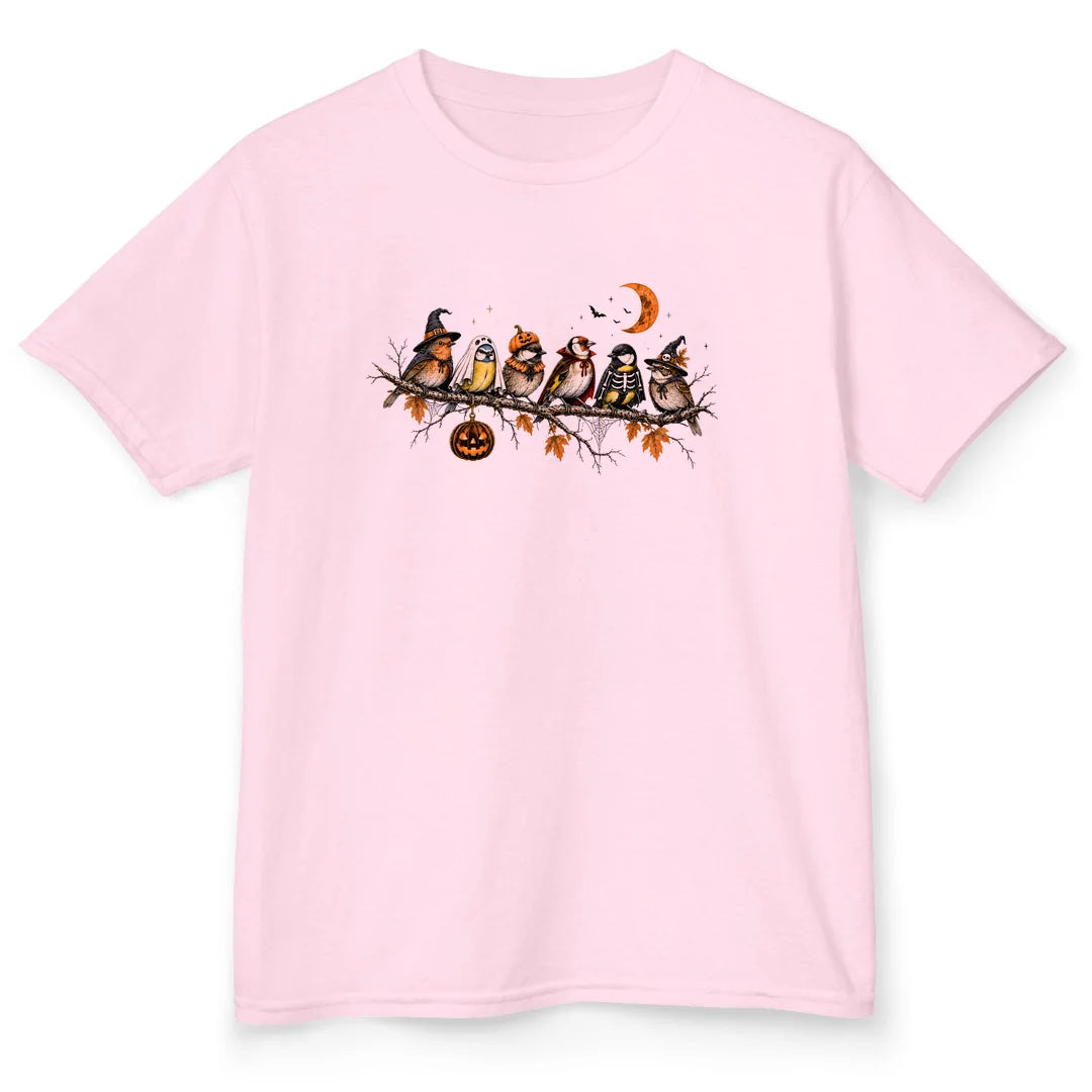 Spooky Bird Branch - Light Pink