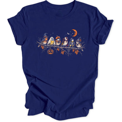 Spooky Bird Branch - Navy