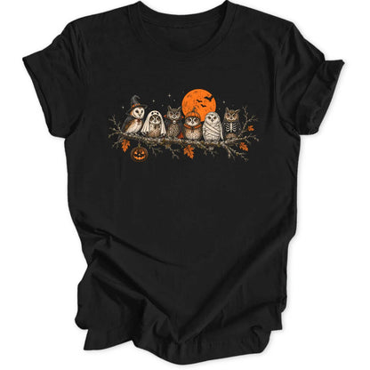 Spooky Owl Branch - Black