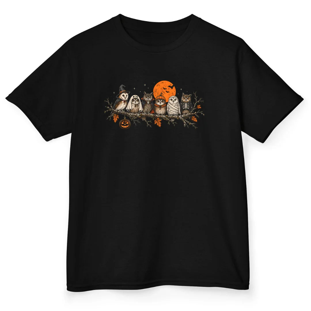 Spooky Owl Branch - Black